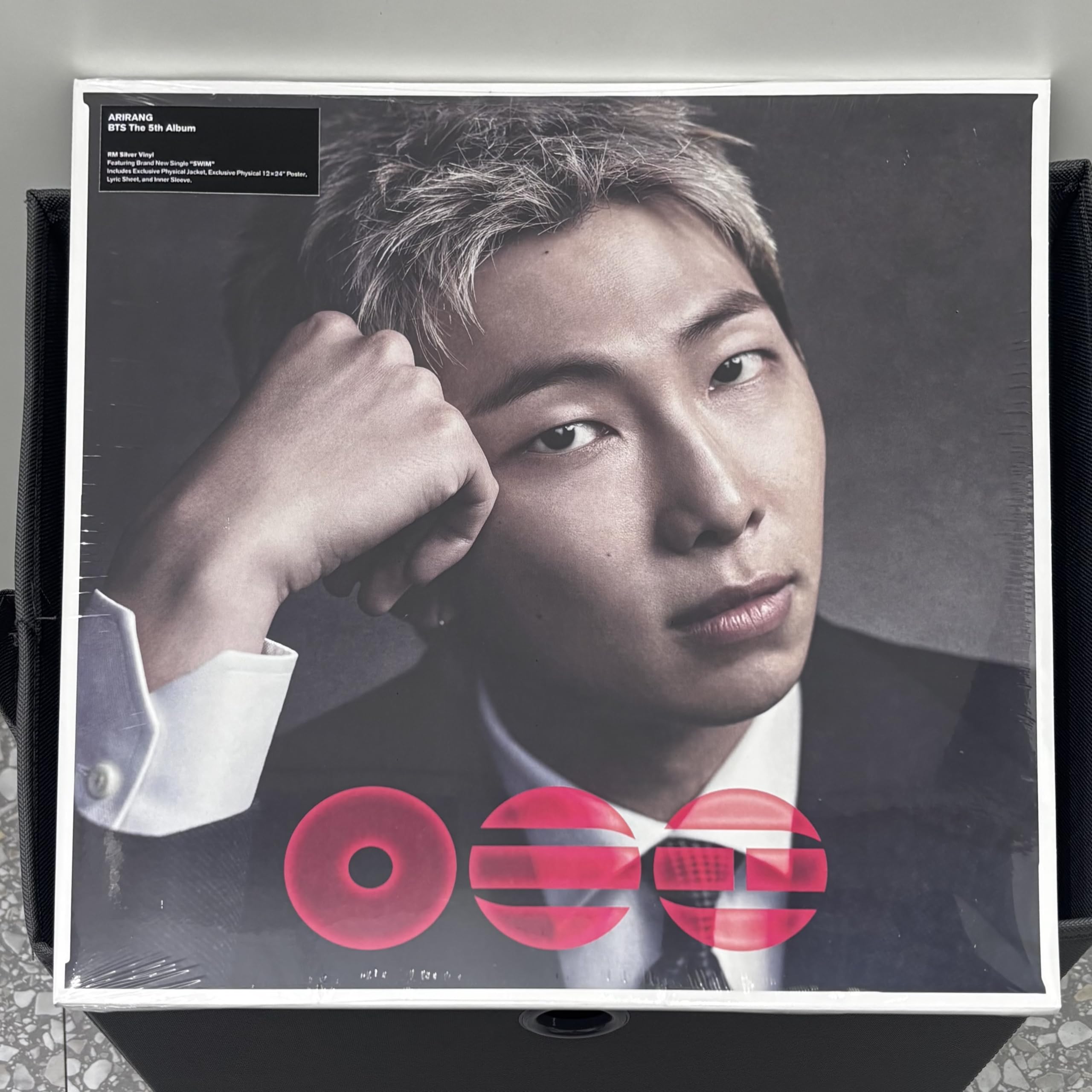 BTS ARIRANG RM ナムジュン LP Standard Vinyl B.T.S ARIRANG [Standard Vinyl Ver.] The 5th Album (RM Silver vinyl